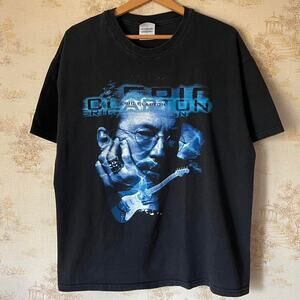 1998 Eric Clapton World Tour T-Shirt | Vintage 90s Band Tee | Size XL